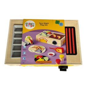 Taco Night Play Set - Gigglescape: Creative Play Food & Toy Kitchens, 67 Pieces,